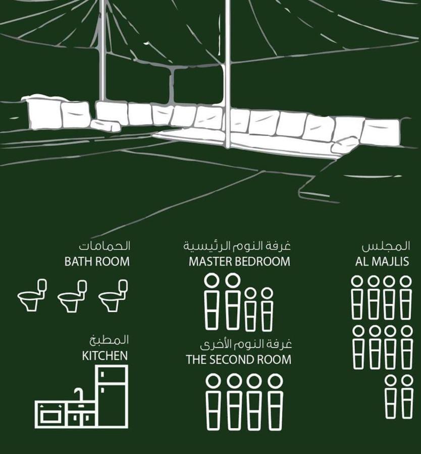 Villa Lazeemah Chalet استراحة اللزيمه à Ras el Kaïmah Extérieur photo